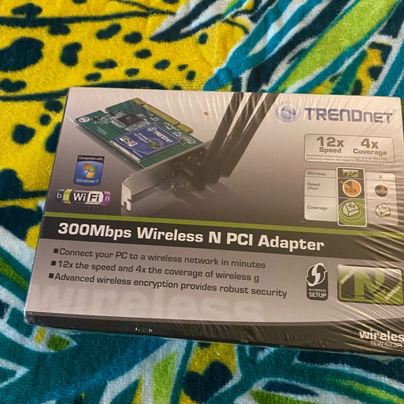TrendNet 300 Mbps Wireless N PCI Adapter. NWOT still in box. - Picture 8 of 8
